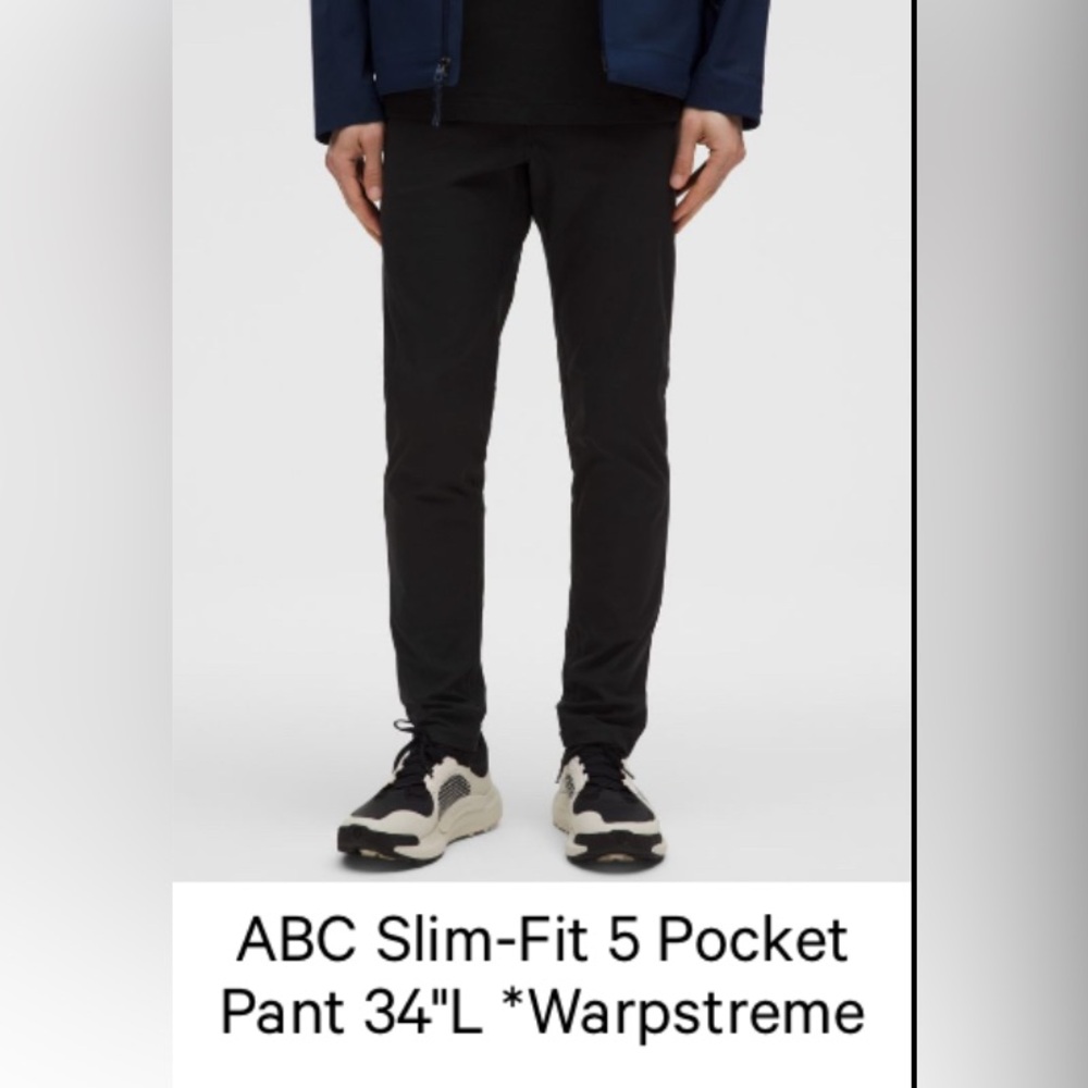 lululemon athletica ABC Slim-Fit 5 Picket 34”L
